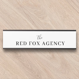 Letrero Para Puerta Nombre comercial | Marca de empresa