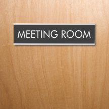 Nombre de habitación personalizado simple moderno