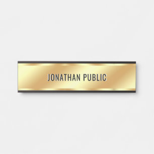 Letrero Para Puerta Nombre de texto personalizado Casa Hogar de lujo n