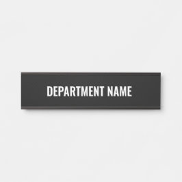 Letrero Para Puerta Nombre del departamento