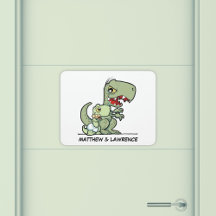 Nombre Personalizado De Pequeño Hermano T-Rex Dino