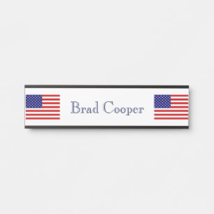 Letrero Para Puerta Nombre personalizado del indicador USA npcn