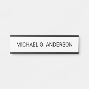 Letrero Para Puerta Nombre personalizado profesional