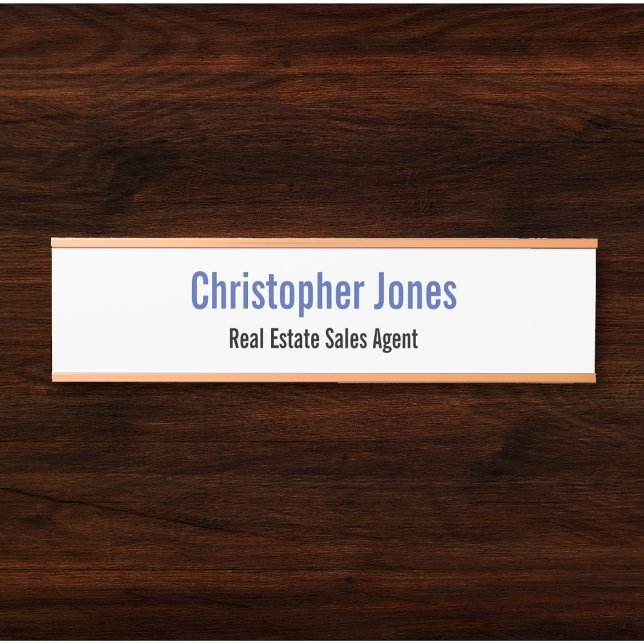 Letrero Para Puerta Oficina profesional profesional moderna y elegante (Personalized Professional Modern Elegant Office Door Sign)