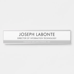 Letrero Para Puerta Paradise Grills Personalizado Wall Nameplate