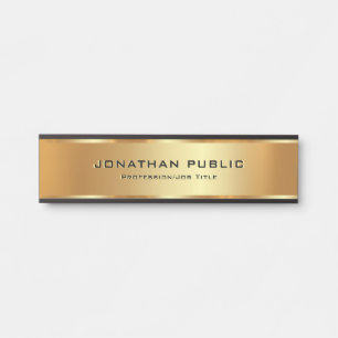 Letrero Para Puerta Personalizado de moda Texto Elegante plantilla mod