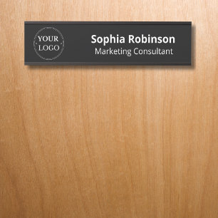 Letrero Para Puerta Personalizado Logo Executive Business Professional