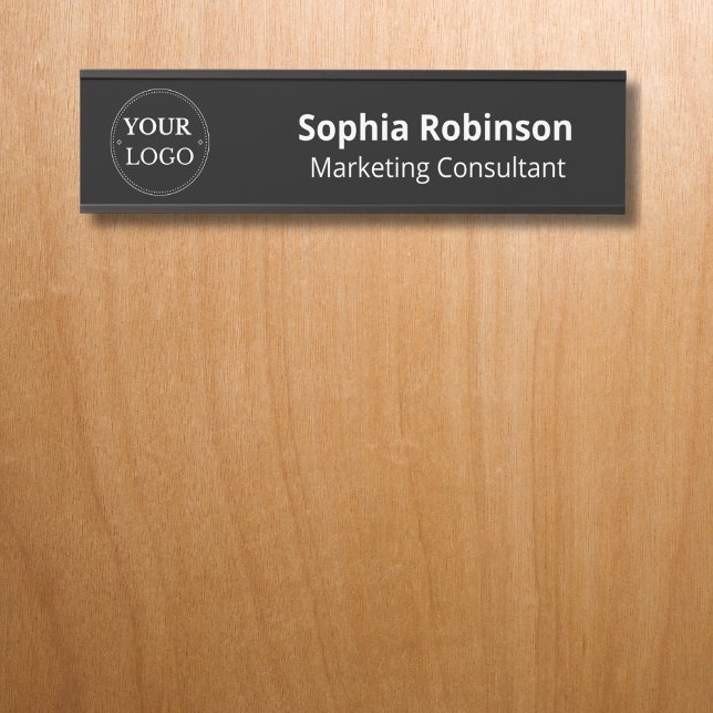 Letrero Para Puerta Personalizado Logo Executive Business Professional (Subido por el creador)