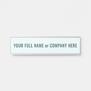 Letrero Para Puerta Personalizado Rótulo de la puerta de su nombre Ele