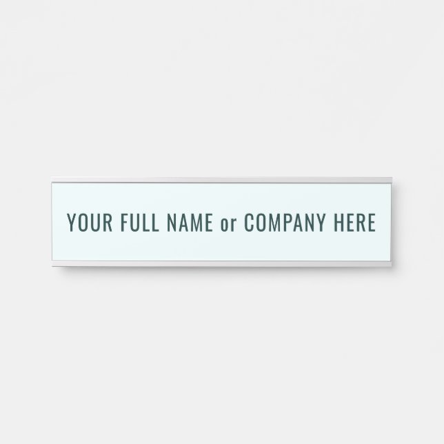 Letrero Para Puerta Personalizado Rótulo de la puerta de su nombre Ele (Anverso)