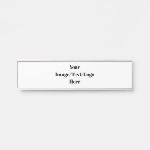 Letrero Para Puerta Personalizar o Personalizar de plantillas en blanc