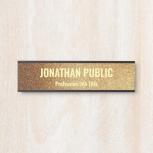 Letrero Para Puerta Plantilla De Glam Si De Puerta Moderna De Color Ne