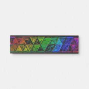 Letrero Para Puerta Pride Glass