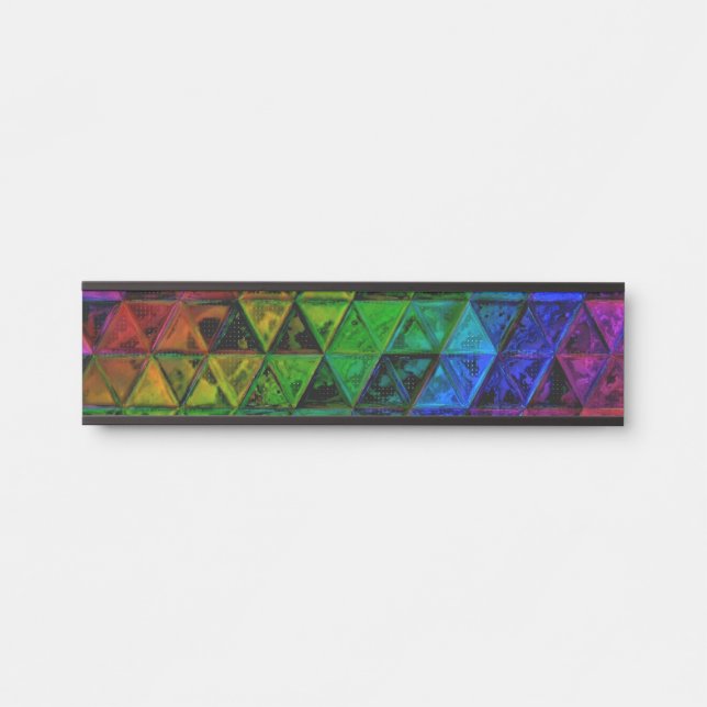 Letrero Para Puerta Pride Glass  (Anverso)