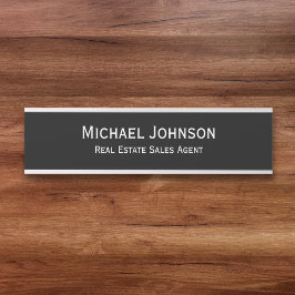 Letrero Para Puerta Profesional Business Office Name Title Modern