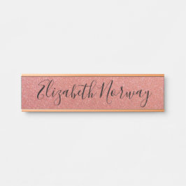 Letrero Para Puerta Purpurina