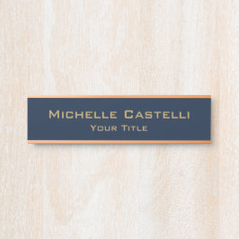 Letrero Para Puerta Real Estate Agent | Custom Logo Property Branding