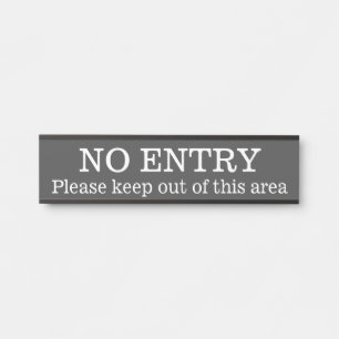 Letrero Para Puerta Respetable y limpio "NO ENTRAR"