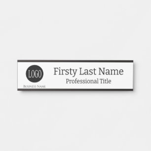 Letrero Para Puerta Rótulo de la puerta de la oficina con logotipo de 