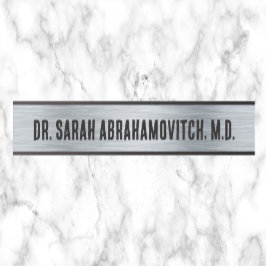 Letrero Para Puerta Rótulo de la puerta de la oficina del Médica Médic