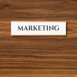 Letrero Para Puerta Rótulo de la puerta de la oficina del personalizad