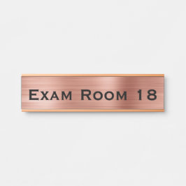 Letrero Para Puerta Rótulo de la puerta de la sala de exámenes para mé