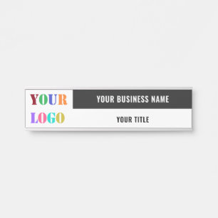 Letrero Para Puerta Rótulo de la puerta del logotipo de la empresa per