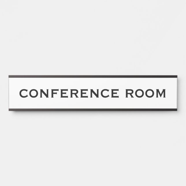 Letrero Para Puerta Rótulo de la Sala de Conferencias (Anverso)