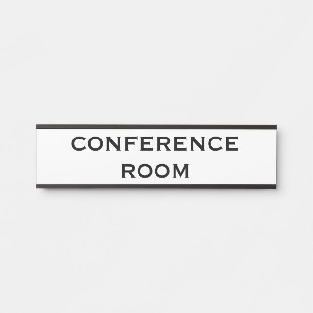 Letrero Para Puerta Rótulo de la Sala de Conferencias (Anverso)