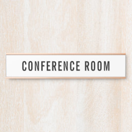 Letrero Para Puerta Rótulo de la sala de conferencias para autoadhesiv