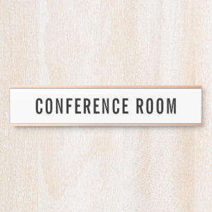 Letrero Para Puerta Rótulo de la sala de conferencias para autoadhesiv