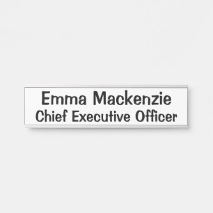 Letrero Para Puerta Rótulo de puerta colgante sofisticado