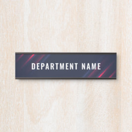 Letrero Para Puerta Rótulo de puerta de nombre de departamento