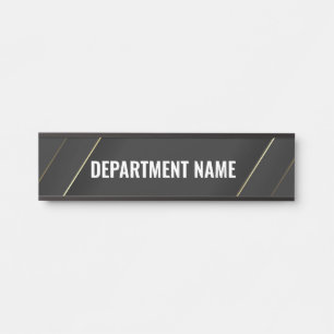 Letrero Para Puerta Rótulo de puerta de nombre de departamento