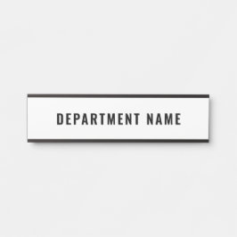 Letrero Para Puerta Rótulo de puerta de nombre de departamento