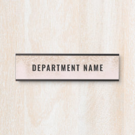 Letrero Para Puerta Rótulo de puerta de nombre de departamento