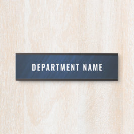 Letrero Para Puerta Rótulo de puerta de nombre de departamento