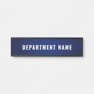Letrero Para Puerta Rótulo de puerta de nombre de departamento simple 