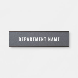 Letrero Para Puerta Rótulo de puerta de nombre de departamento simple