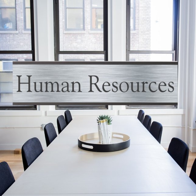 Letrero Para Puerta Rótulo de puertas de la oficina de recursos humano (Subido por el creador)