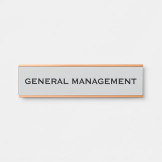 Letrero Para Puerta Rótulo de puertas de oficina profesional moderno