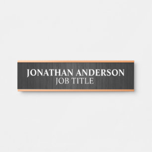 Letrero Para Puerta Rótulo de puertas de oficina profesional moderno