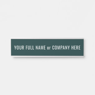 Letrero Para Puerta Rótulo personalizado de la puerta de nombre de sus