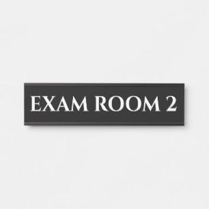 Letrero Para Puerta Señal de puerta de oficina de sala de examen del d