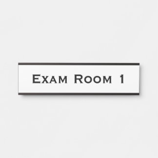 Letrero Para Puerta Señal de puerta de sala de examen de dentista de c