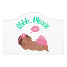 Shhh. Por favor, decoración de pared para dormir e