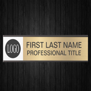 Letrero Para Puerta Su logotipo de empresa Señal de puerta de oficina