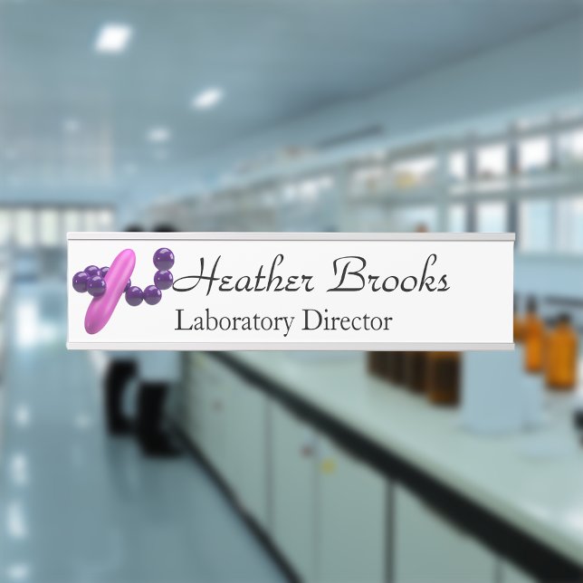 Letrero Para Puerta Tema de la microbiología (Subido por el creador)