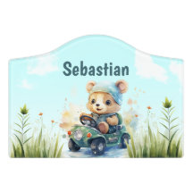 Türschild mit Namen, personalisierbar