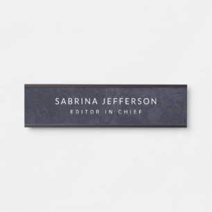 Letrero Para Puerta Único elegante llano simple Minimalista